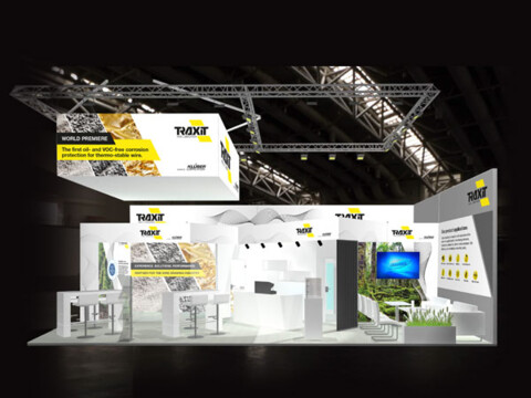 Traxit Messestand WIRE 2026