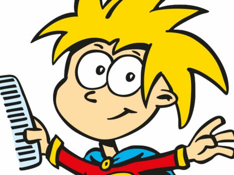 Power Wuschel Comic-Figur