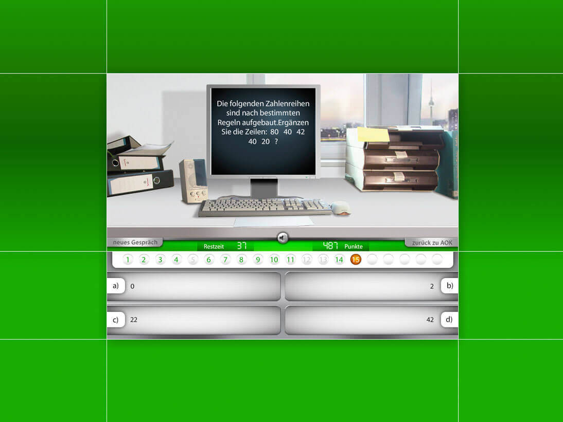 AOK Bewerbungs-Quiz 4