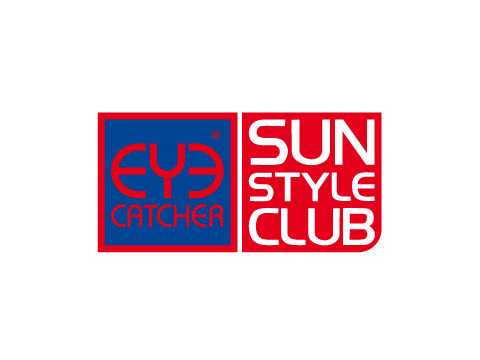 Eye Catcher Sun Style Club Logodesign Corporate Design Köln