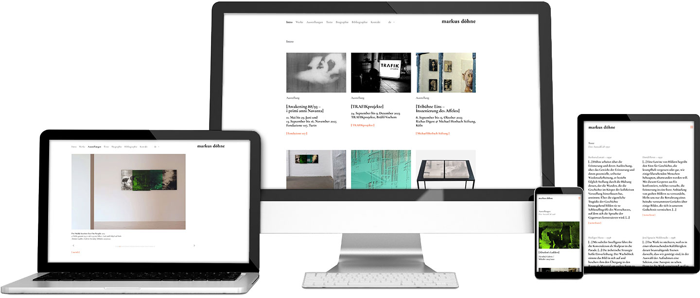 Responsive Internet-Auftritt www.markus-doehne.de